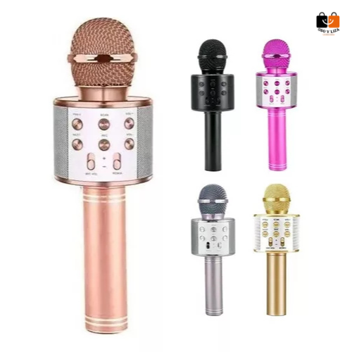 16- ✅Karaoke Fun Mic™ (Micrófono parlante inalámbrico)Solo Disponible en Color ROSA